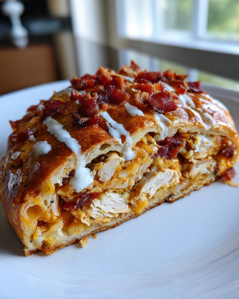 Chicken Bacon Ranch Stromboli - detail 1