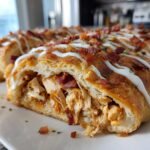 Chicken Bacon Ranch Stromboli